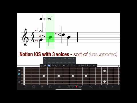 Notion iOS with 3 voices (sort of-unsupported).