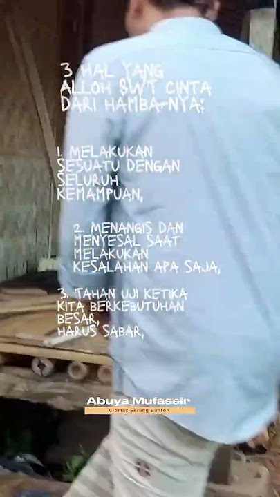 Pondok pesantren Abuya Mufassir Abuya Mufassir Padarincang Ciomas Serang Banten