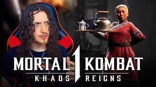 Mortal Kombat 1 - Madam Bo Gameplay Trailer REACTION! (NEW KAMEO FIGHTER DLC)