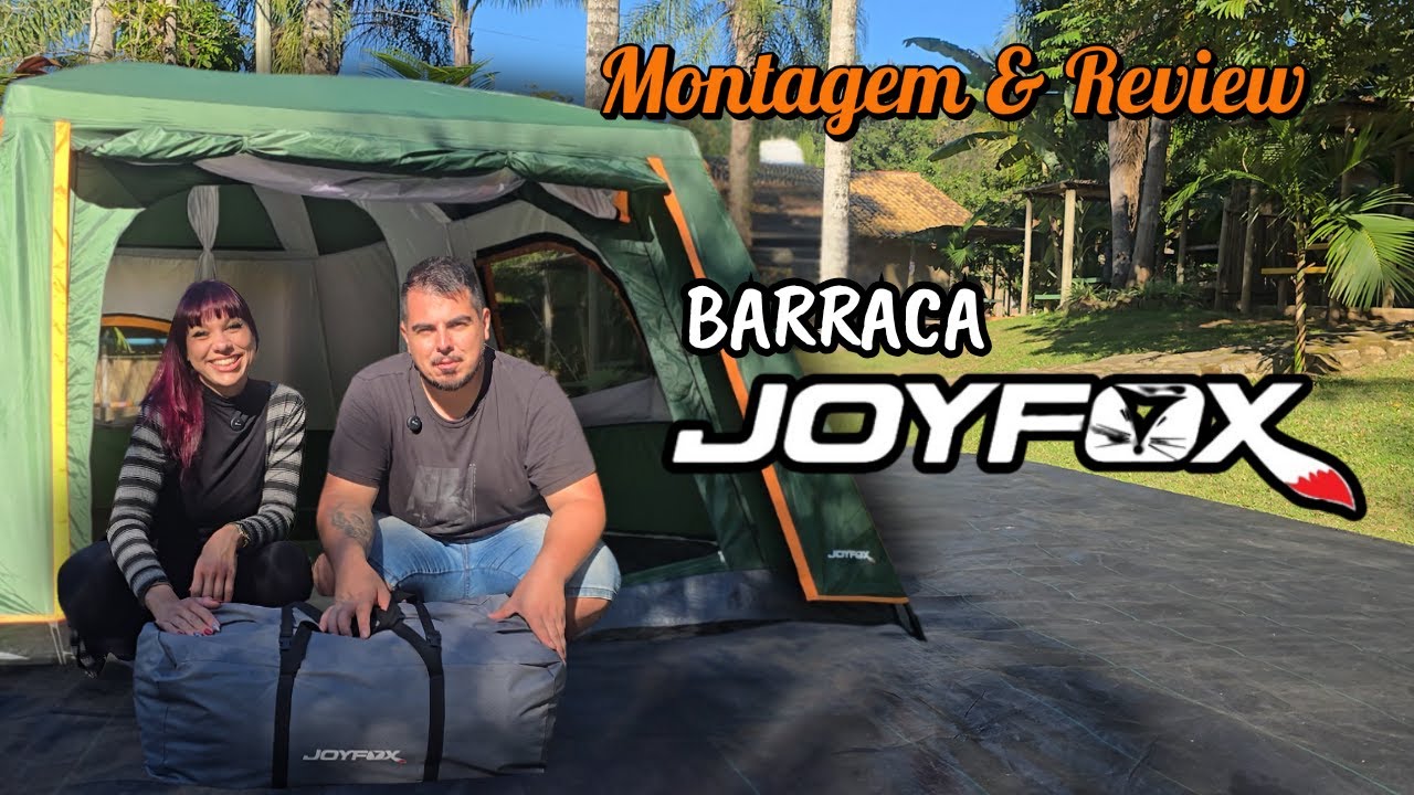 Montagem e Review - Barraca Joyfox 10-15 Pessoas