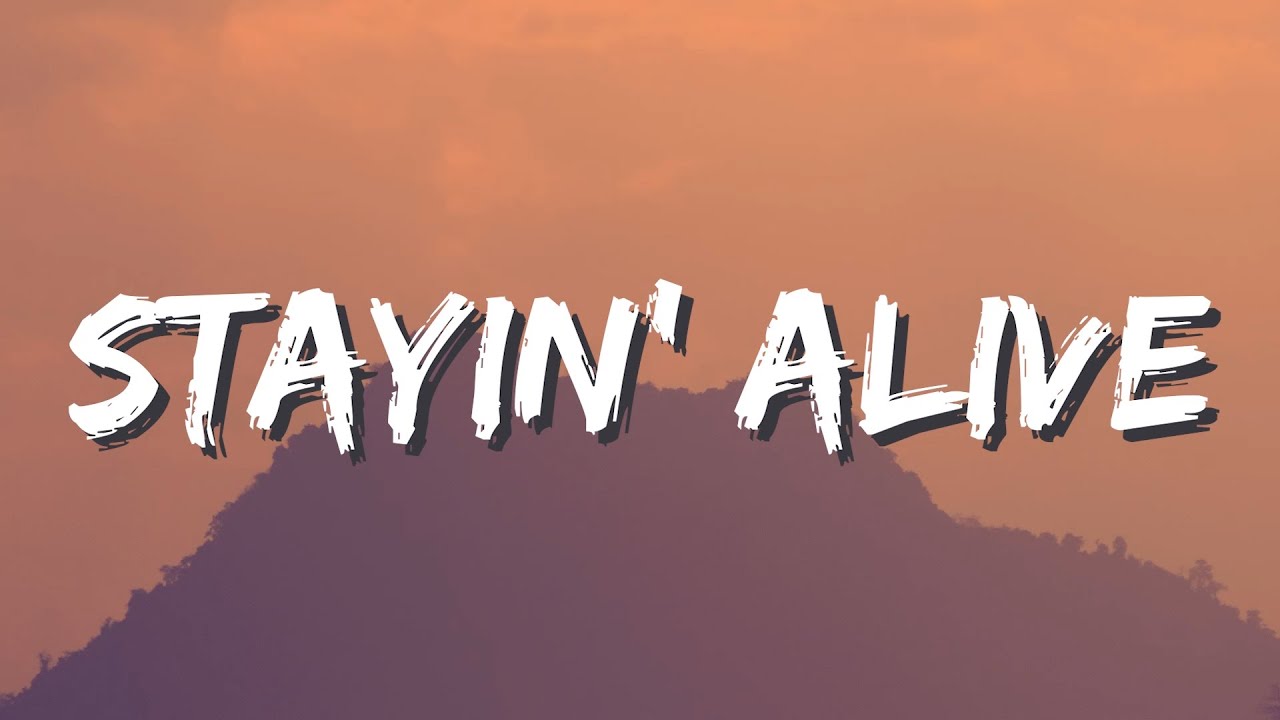 Bee Gees Stayin Alive Lyrics YouTube bee-gees-stayin-alive-lyrics-youtube