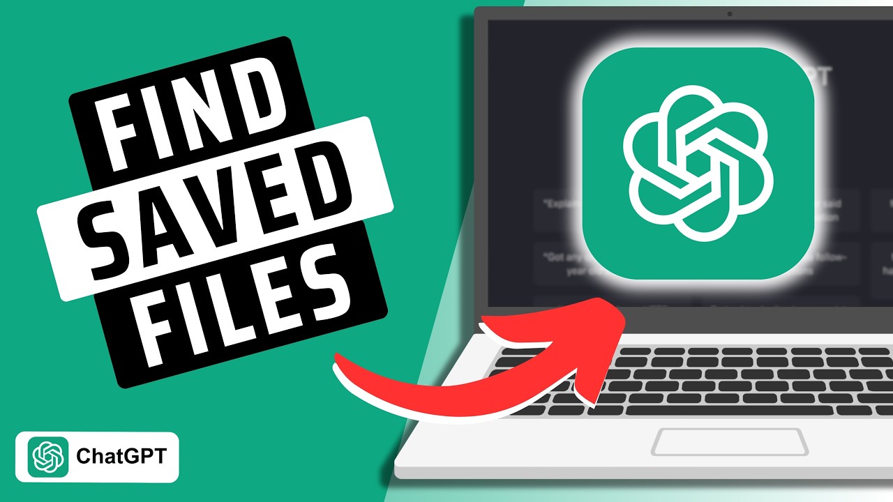 How To Find Saved Files In ChatGPT Library - YouTube