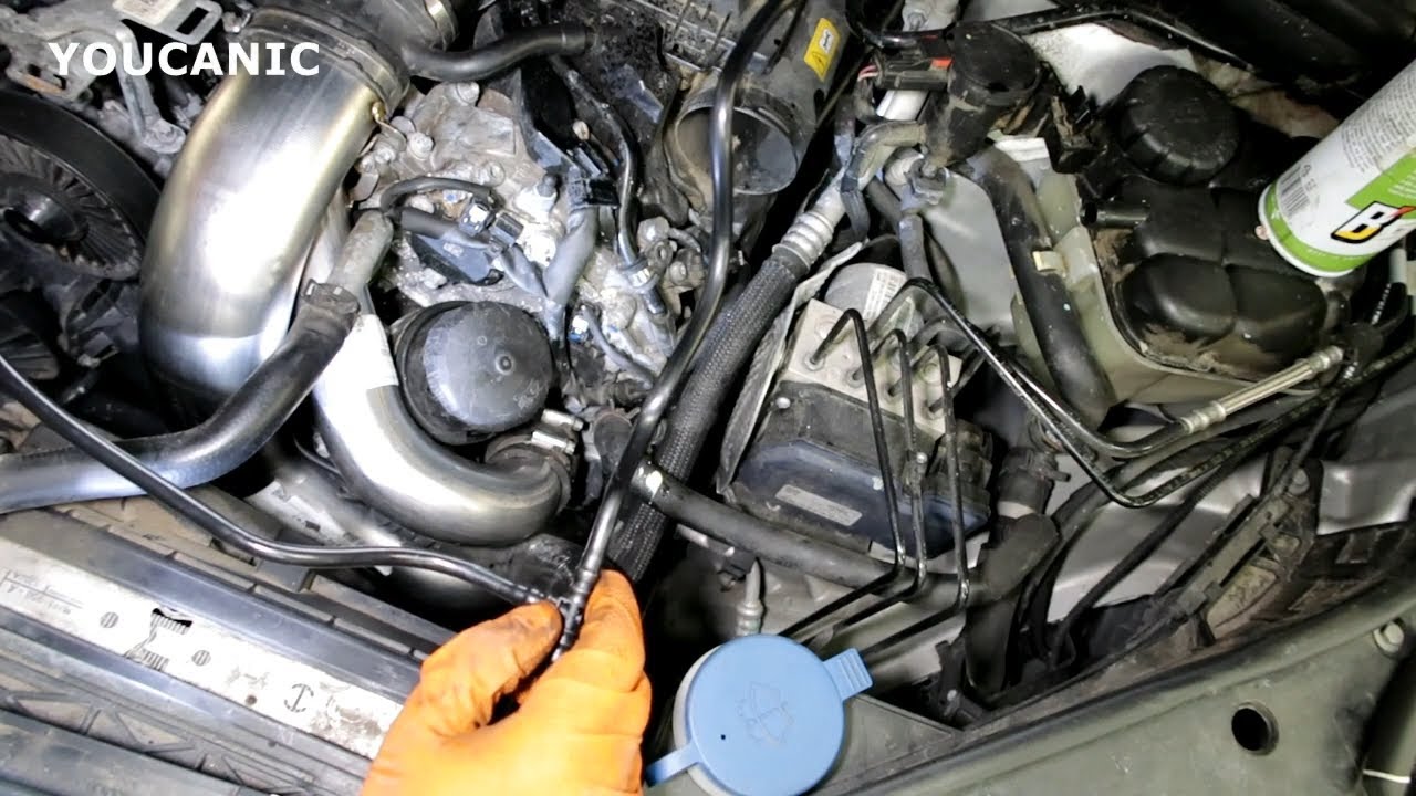 Mercedes-Benz Small Plastic Coolant Line Replacement - How To Do It ...