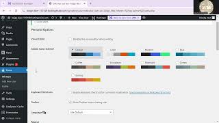 WordPress 6: Hide the WordPress admin toolbar for a selected user after login