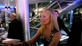 Joely Richardson signing autographs at 30th october 2011 in Berlin