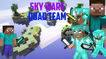 Minecraft | Sky Wars | Jartex Network | QUADRUPLE TEAM