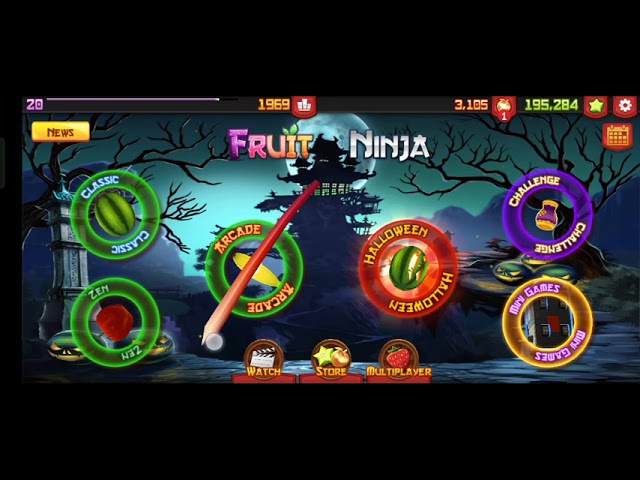 KNOCKOUT MODE🗡💥 IN FRUIT NINJA 2 🍉🍉 #FruitKilla #FruitNinja2  #CortaLaFruta 