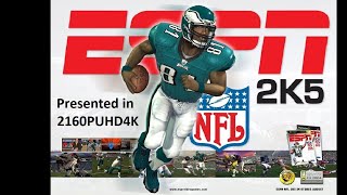 ESPN NFL 2K5 presented in 4K 2160p... In the Snow