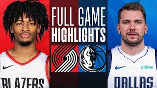 Dallas Mavericks vs Trail Blazers Full Game Highlights | Jan 3 | NBA Regular Season 2024