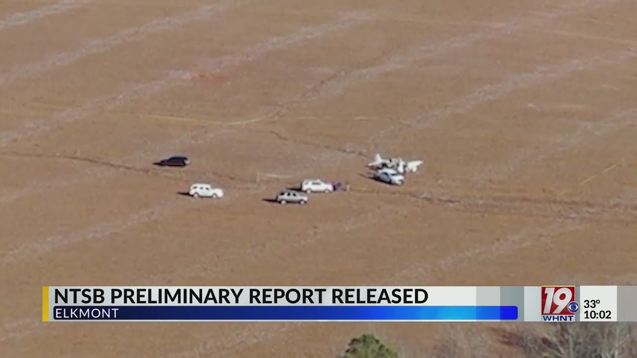 NTSB Releases Preliminary Report on Plane Crash Near Elkmont | News 19 ...