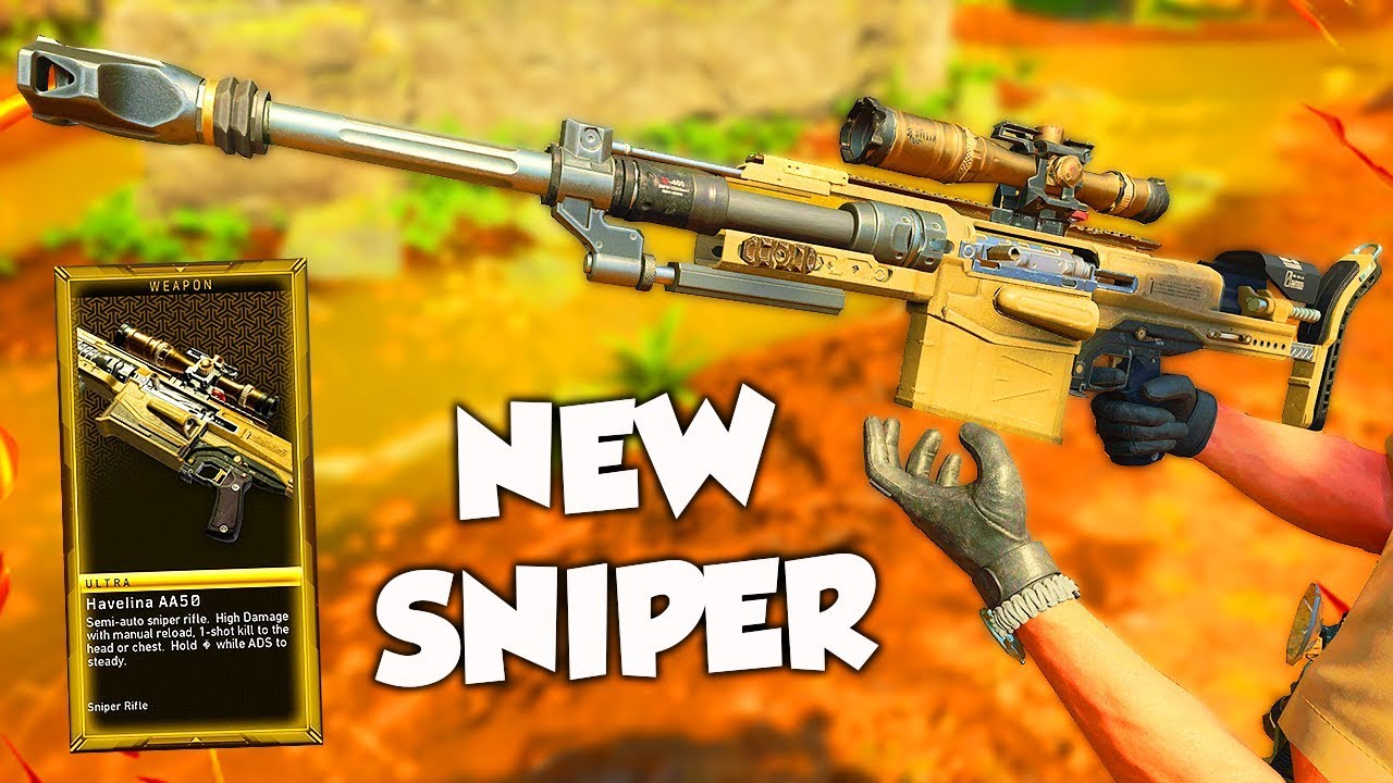 the NEW BLACK OPS 4 SNIPER!! (CRAZY AIM ASSIST) YouTube