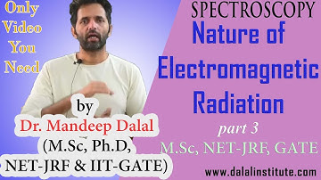 Nature of the Electromagnetic Radiation (pt 3) | Spectroscopy (ch 2) | CSIR UGC - NET JRF & IIT-GATE