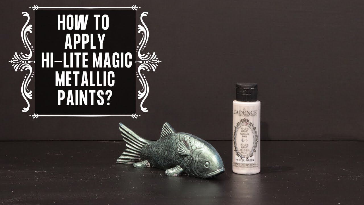 How to apply Cadence Hi-Lite Magic Metallic Paints?