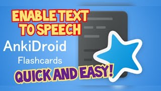 Enable Text to Speech Ankidroid Falshcard App screenshot 5