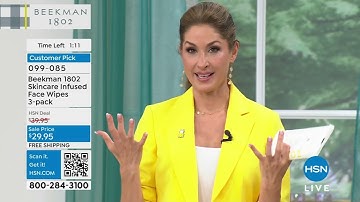 Beekman 1802 Skincare Infused 3pack Ceramide Face Wipes