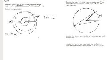 IXL U2 Central Angles and Arcs
