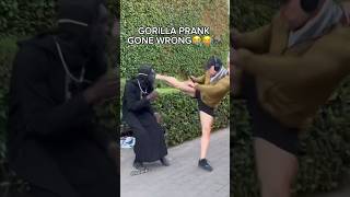 Gorilla Prank Gone Wrong😂😂🦍🙆🏾‍♂️ #funny #funnyapp #comedy #meme #gorillaprank #prank