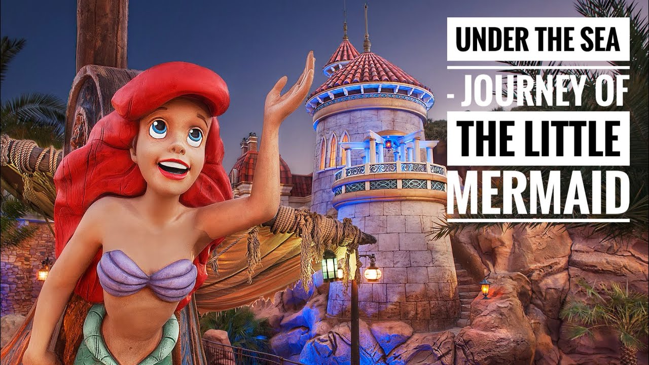 Full Ride Under the Sea - Journey of The Little Mermaid 4K