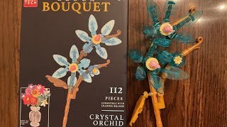 Let’s Build Block Tech Block Bouquet Crystal Orchid LEGO Compatible Building Blocks from Five Below
