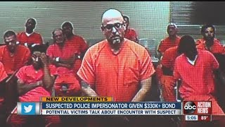 Suspected police impersonator given bond