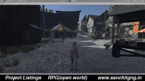 Project Listings RPG(open world) Unity 3D game development