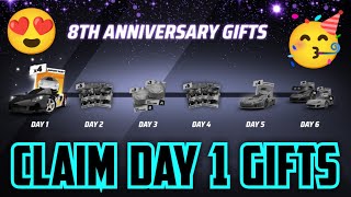 Asphalt Legends 🆓🎁 - 8th Anniversary REWARDS | Claim Day 1 Rewards 🥳