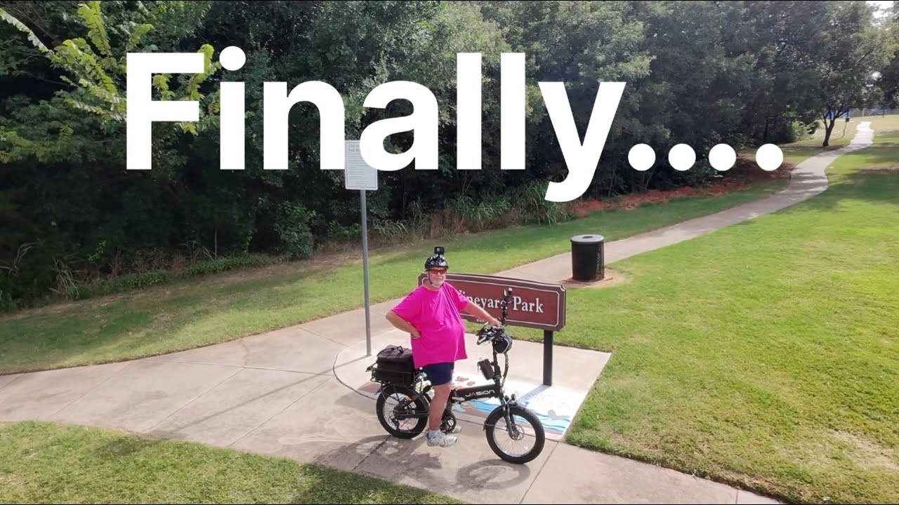 Cooler Day E-Bike & Drone Ride in Norman, Oklahoma