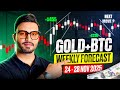 GOLD & BTC Weekly Forecast in Hindi/Urdu | 24 - 28 Nov 2025 Analysis | MSB FX