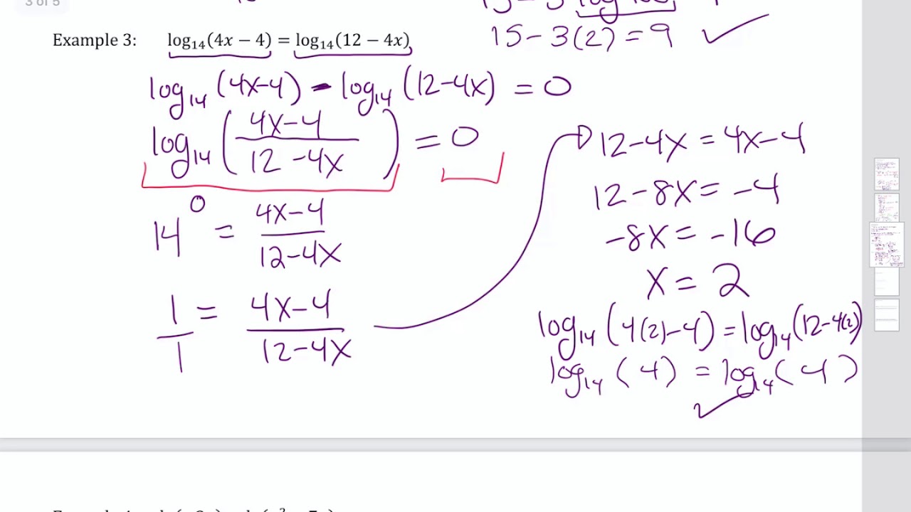 how to solve complicated logs