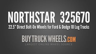Northstar 22.5x6.75 Direct Bolt Aluminum Wheel for Dodge Ram 4500 or 5500 | Part# 325670