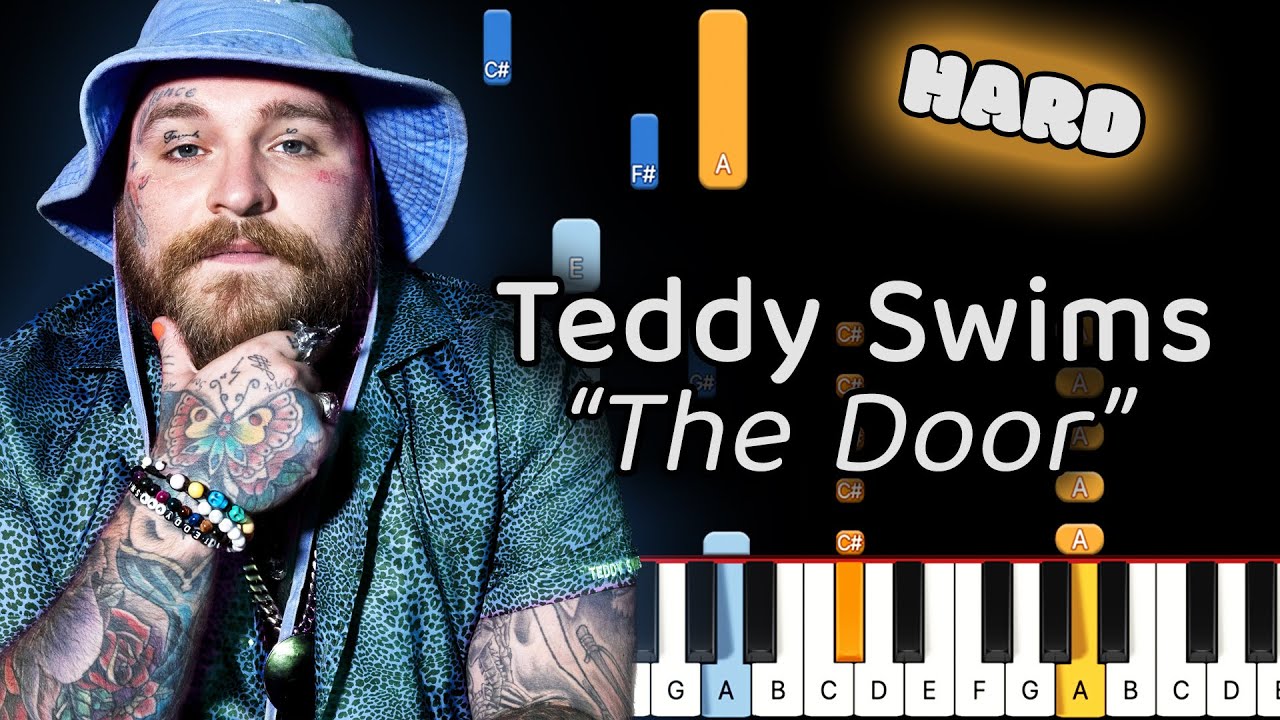 Learn To Play The Door Teddy Swims on Piano! (Hard)
