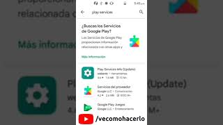 Si no puedes [actualizar google play services] puedes hacer esto screenshot 2