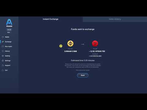 Atomic Wallet | Comment faire du staking avec Tron (TRX) ?