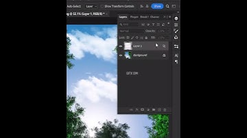 how to place cloud easily using photoshop 2024