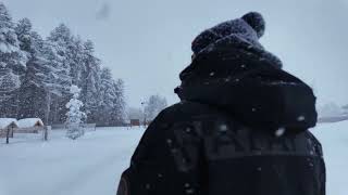 Kar Yağişi Altinda Yolculuk 5 Dakikalık Huzur Winter Drive Türkiye