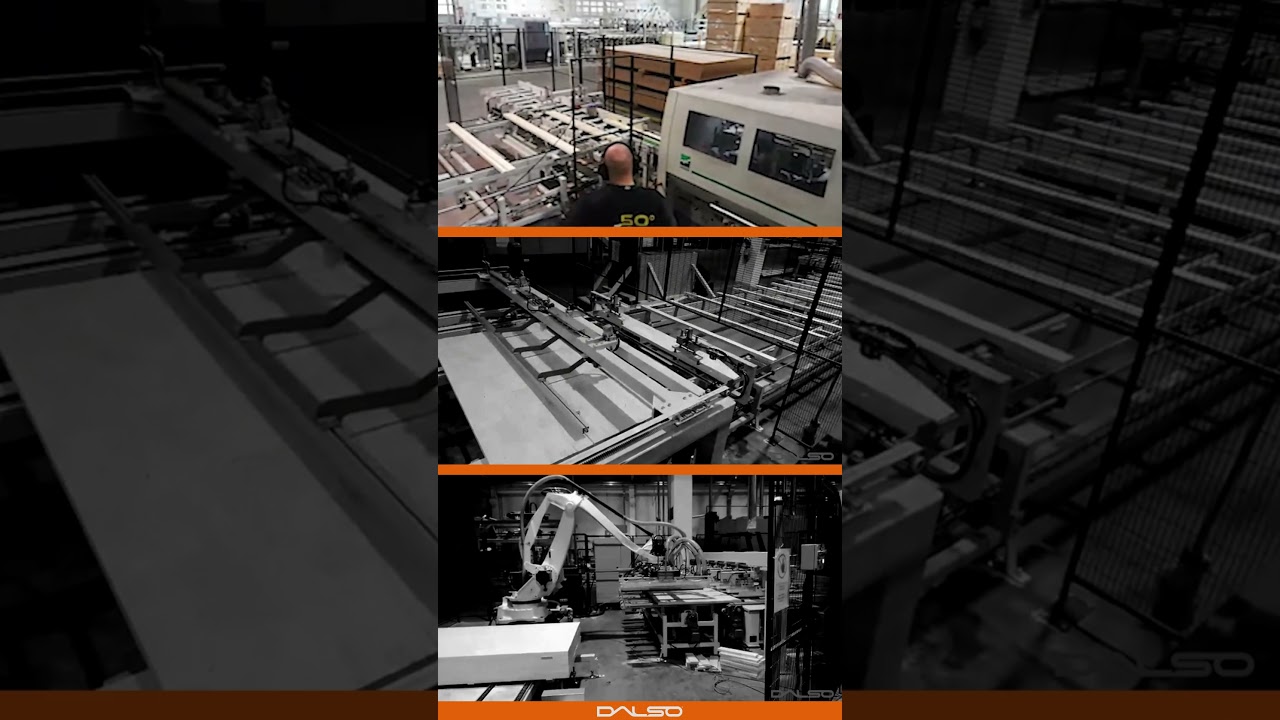 Industrial Automation: Robotic Loading & 5-Blade Custom Cutting Line | Dalso Srl