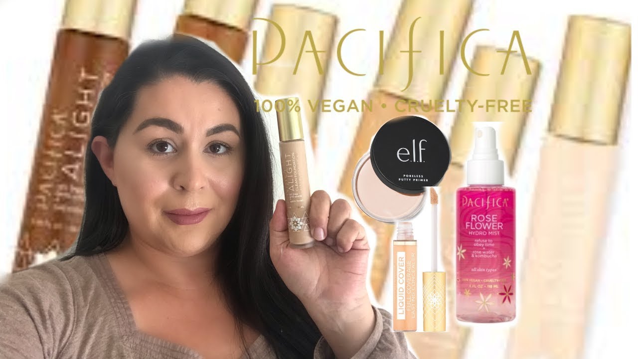 Pacifica Alight Clean Foundation and Liquid Cover Concealer Review and Demo