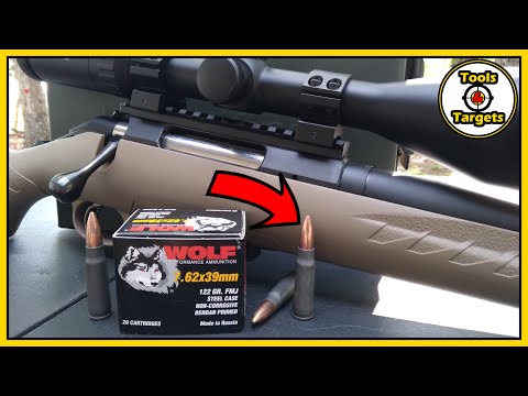 The Russian Eating, AMERICAN!...Ruger American 7.62x39 Quick Range Review & 100 Yard Groups!
