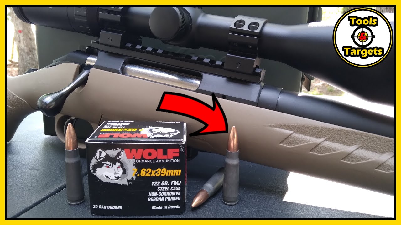 Русская еда, АМЕРИКАНСКАЯ!...Ruger American 7.62x39 Быстрый обзор дальности и группы попаданий на...