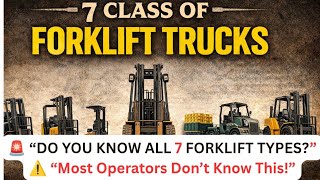 7 Classes of Forklift |Complete Training for Operators | Before Drive a Forklift Watch it #forklift