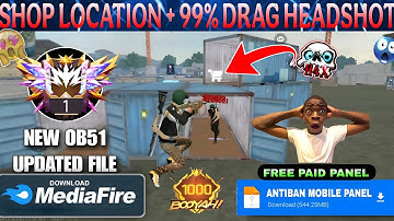 OB51 UPDATE METADATA HACK 🔥 98% DRUG HEADSHOT+SHOP LOCATION 💀 FF METADATA HACK 😈 INVISIBLE GLOWAL FF