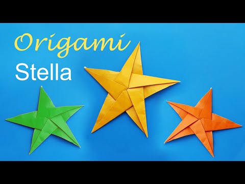 Video: Come Fare Una Stella Origami