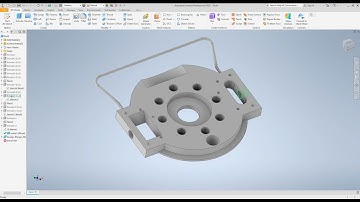 Geomagic Design X Machined Plate LIveTransfer to Autodesk Inventor