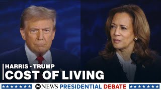 Harris and Trump speak on the cost of living during the presidential debate