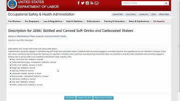 Find S I C Standard Industrial Classification Codes