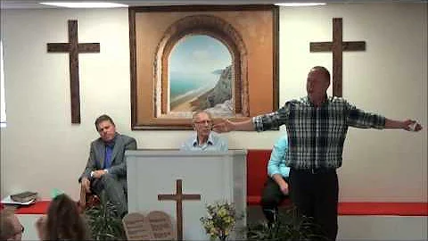Mike Newsom Preaching at Canaan's Shore