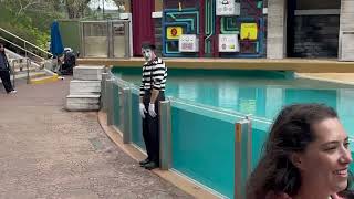 Lynn the Mime Takes Center Stage: Hilarious Show at SeaWorld Orlando | February 2024