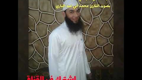 سورة التوبة بصوت القارئ محمد أبو عبد الباري