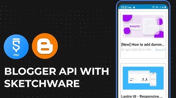 Blogger API In Sketchware | Sketchware Tutorial |