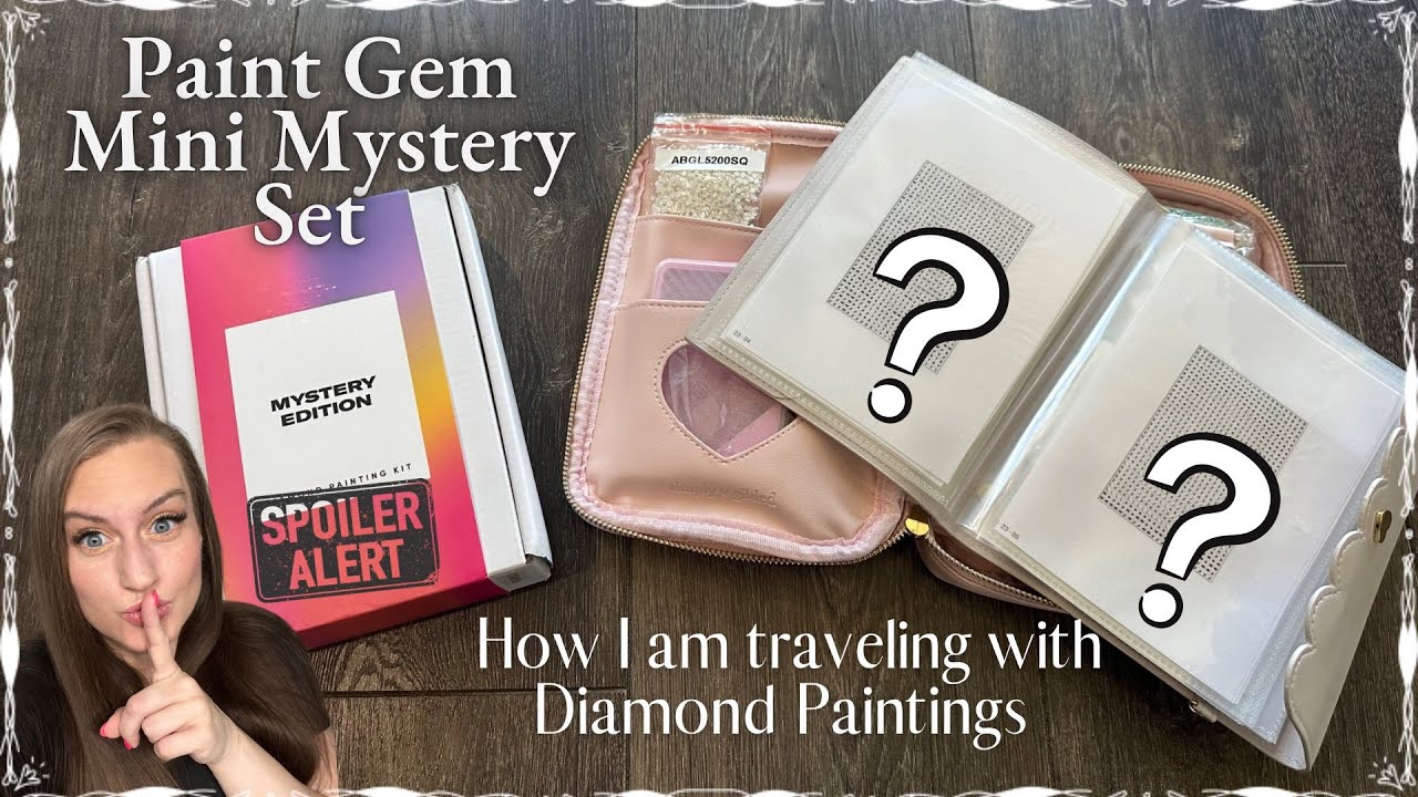 Unboxing of 6 New PaintGem Mini Diamond Painting Kits 